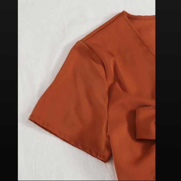 Tie Front Cut-out Romper - Picture 4 of 4